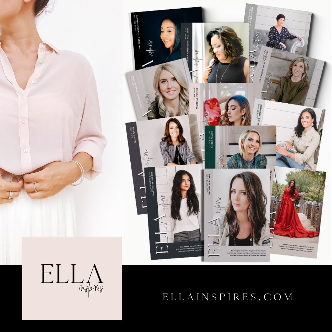 Introducing Novo's #SmallBizSpotlight! Every week we'll be highlighting one of our customers and all the great things they're up to.
This week we're spotlighting ELLA Inspires, an online magazine that celebrates women in business. Check it out at ellainspires.com!