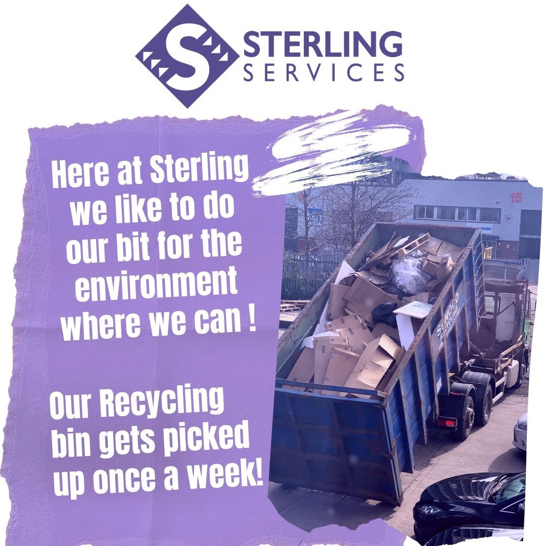 sterlingserv's tweet photo. Here at Sterling services we like to do our bit for the environment as being a haulage firm we know our carbon footprint will be slightly bigger than others. We have a HUGE recycling bin on site that gets emptied once a week ! #enviromentallyfriendly #recycling #samedaytransport https://t.co/nxnpX51Khu