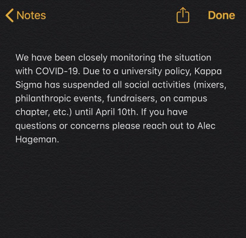 In regard to COVID-19: