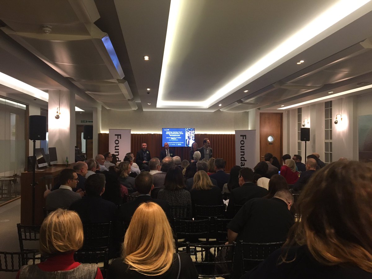 TheFoundation's tweet photo. Thanks so much to everyone who has ventured out to our Forum this evening, with speakers Justine Roberts, David Magliano and Richard Gommersall #TFforum https://t.co/mA7BfATP9R