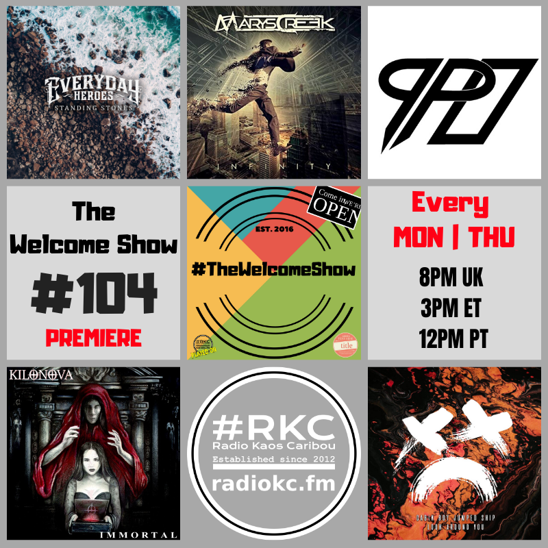 RadioKC's tweet photo. ▂▂▂▂▂▂▂▂▂▂▂▂▂▂
Coming up on #🆁🅺🅲 in
#TheWelcomeShow
▂▂▂▂▂▂▂▂▂▂▂▂▂▂
Episode #104 | PREMIERE
▂▂▂▂▂▂▂▂▂▂▂▂▂▂

Last Tracks by

@EDHbandUK | @MarysCreek | @9thPlanetOut | @Kilonova1 | @cbjsband

🆃🆄🅽🅴 📻 https://t.co/FmdGq0Logy https://t.co/2HiuvSnaFu