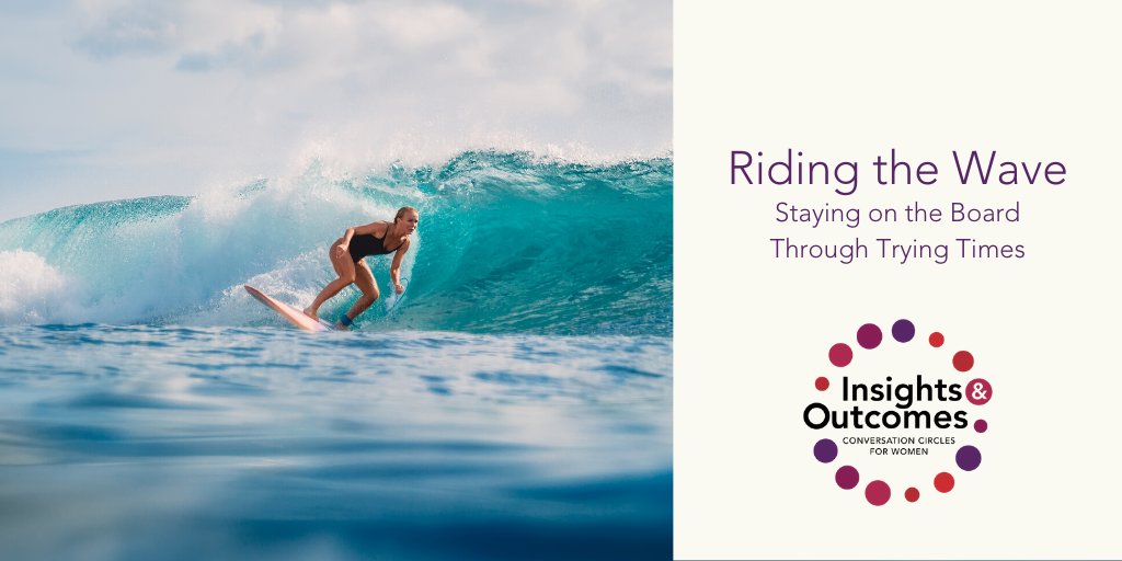 Thanks to all who attended our #ConversationCircle, 'Riding the Wave: Staying on the Board Through Trying Times!' We talked about building our strengths and resources to prepare for life's inevitable uncertainties. Learn more: bit.ly/2LvQ8gC #InsightsandOutcomes