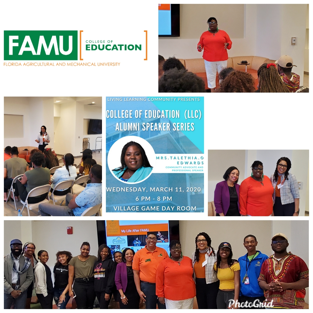 FAMU_COE's tweet photo. #rattlereducators Our #ThursdayThoughts have us thinking about our dynamic and impactful speaker during our LLC check-in! Her inspirational and positive message has our students even more motivated to #strikehigher as #futureeducators! #100thatteachπ―ππ https://t.co/tVV7wIh7z3