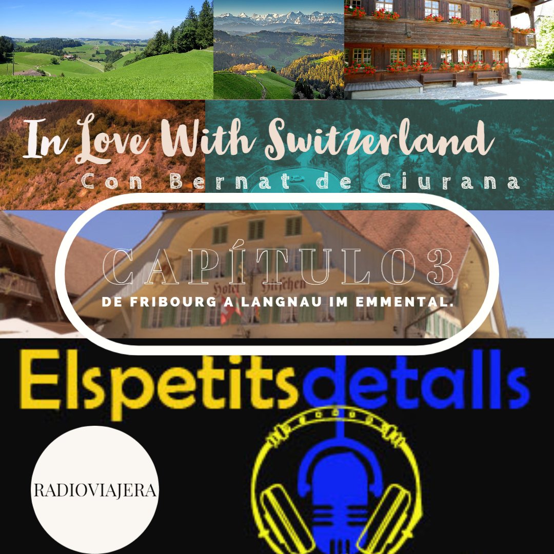 Detallspodcasts's tweet photo. 🎙️Demà a les 7:30 i a les 16:00h #endirecte a @RadioViajera nou capítol de #InLoveWithSwitzerland amb @bdeciurana.
🔴Mañana a las 7:30 y a las 16:00h #endirecto a @RadioViajera nuevo capítulo de #InLoveWithSwitzerland de @Detallspodcasts
#podcast #Capítol3 #deviatge #Viajando https://t.co/4tWRXddu9K