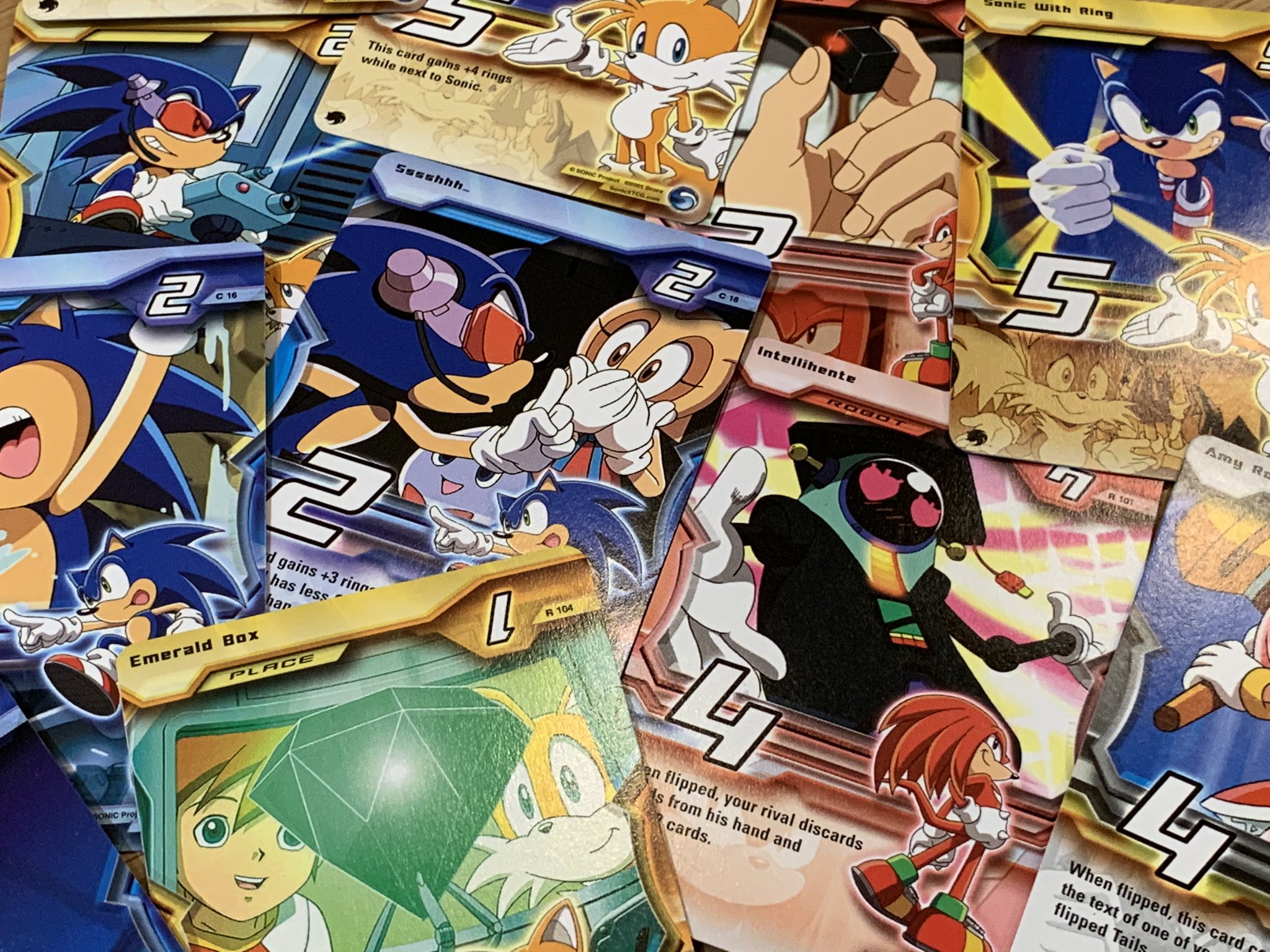 Adam Tuff on Twitter "Sonic X Trading Cards! I think these only saw a