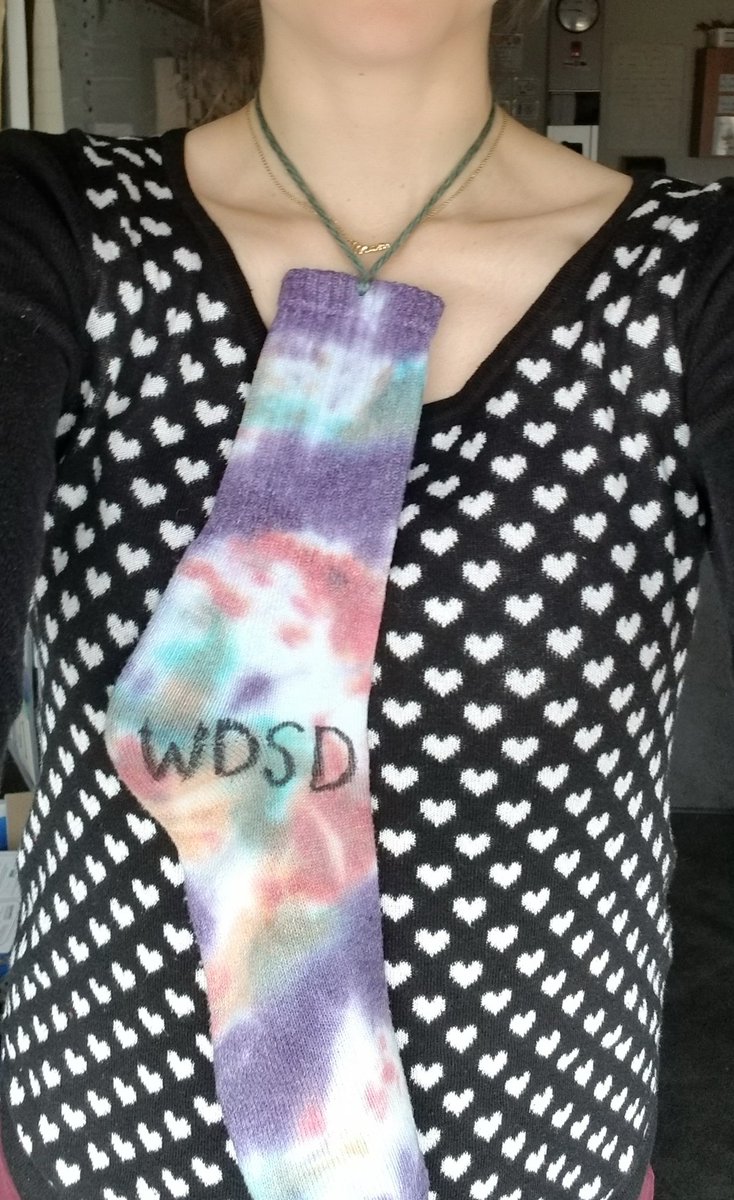 Wear your funky socks tomorrow for World Down Syndrome Day. $2 can get you a funky sock necklace! Proceeds go to Halton Down Syndrome Society.