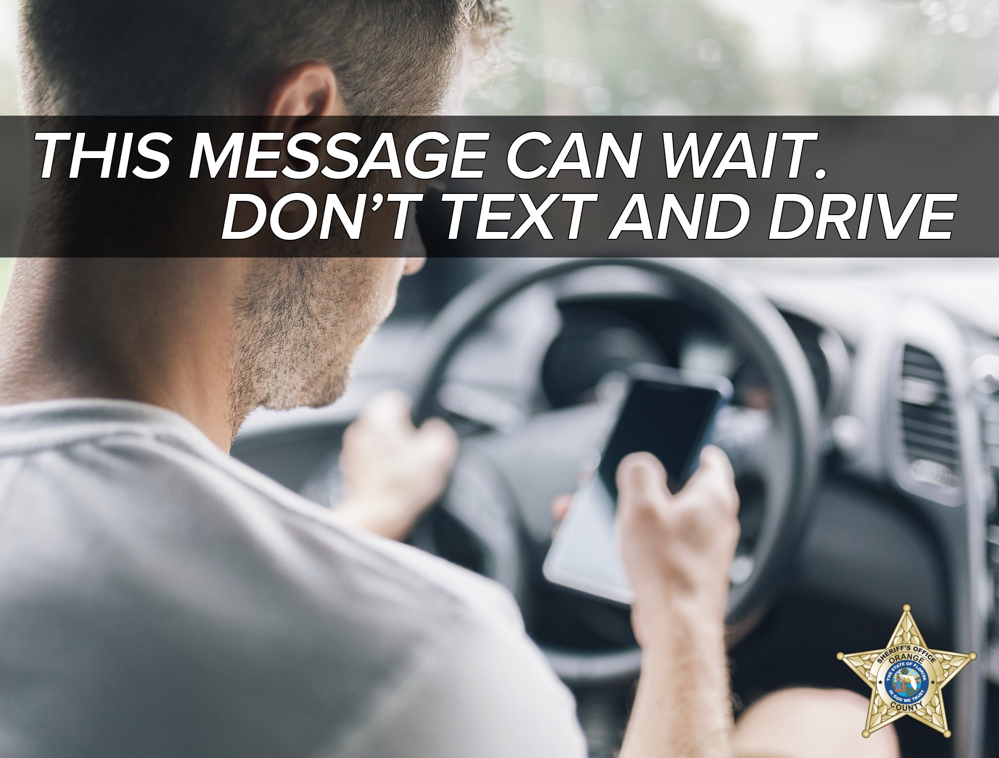 Orange County Sheriff's Office on Twitter: "Texting and driving can