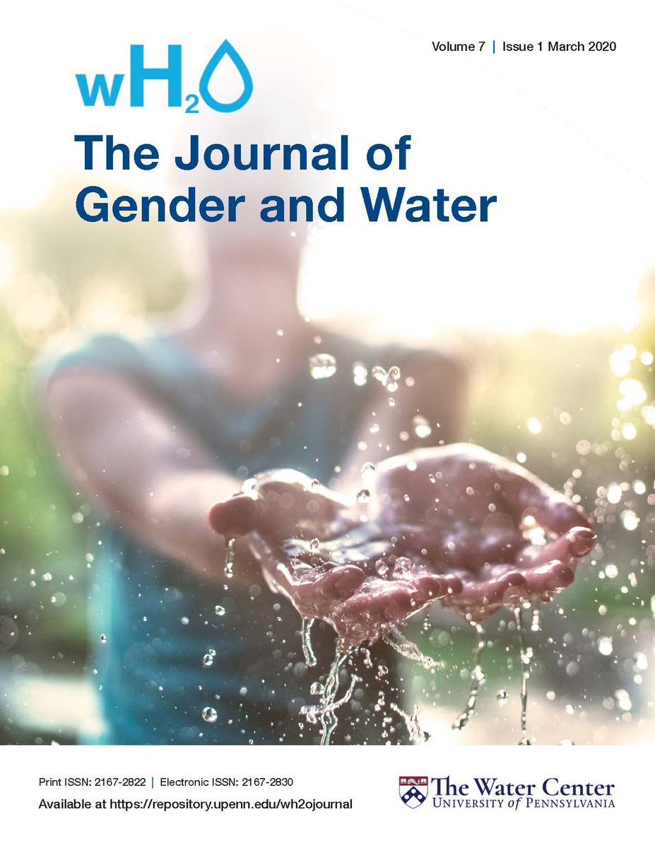 WaterCenterPenn's tweet photo. We are pleased to share with you the 7th volume of the @wH2Ojournal. This is the 1st volume to be published under the auspices of @WaterCenterPenn &amp; its new editor, Dr. Swati Hegde. It is now available online at https://t.co/nG5o7ggYt8 as well as on the @WaterCenterPenn website. https://t.co/v0x8zLfiTJ