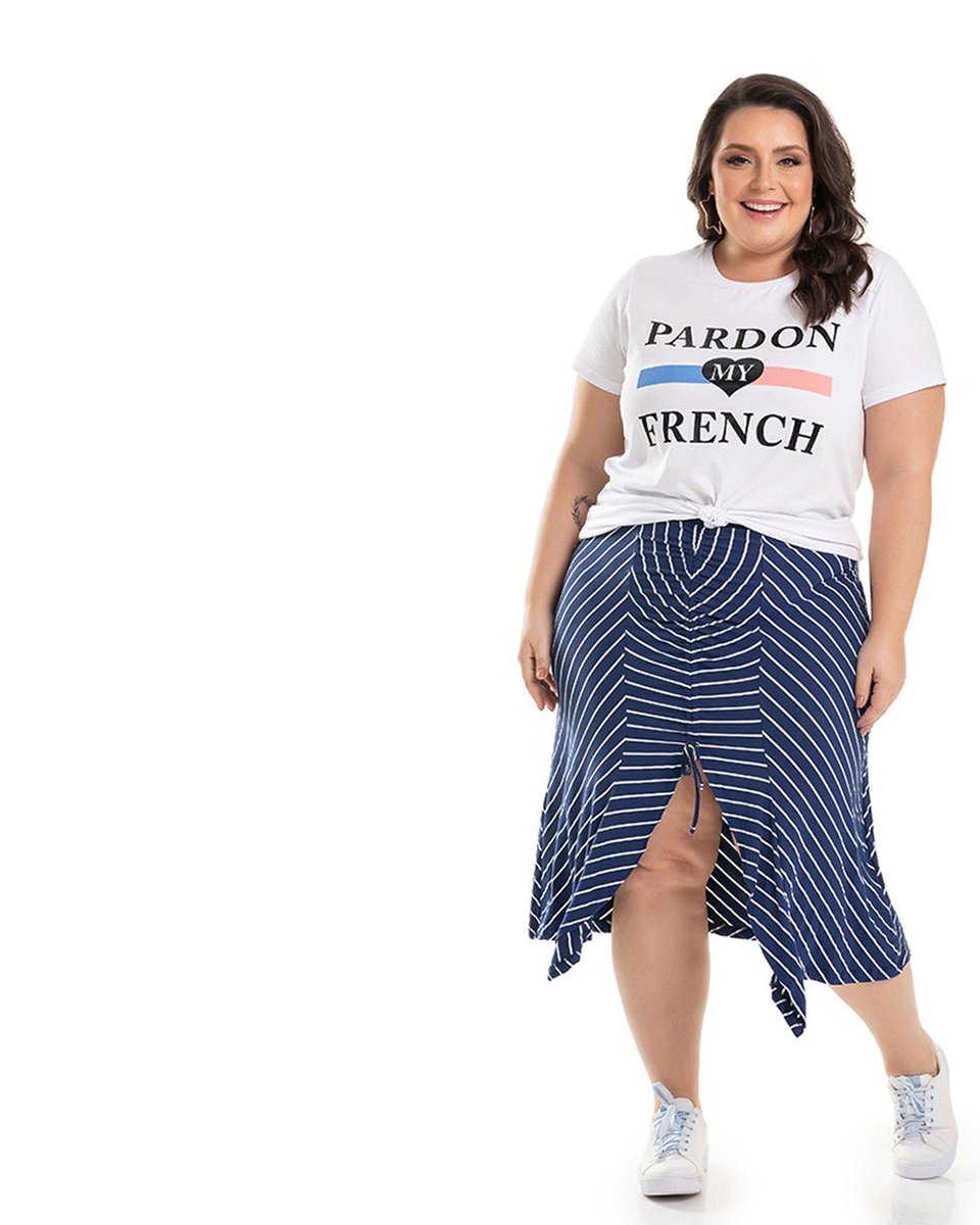BelinePlusSize's tweet photo. Saia Plus Size Malha de Viscose com Fenda Listrada Azul Miss Masy Plus. Confira em: https://t.co/2Io8w8cmrQ 😚

#modaplussize #roupasplussize #roupasfemininas #modafeminina #plussize #beline https://t.co/oBxF7wyVLP