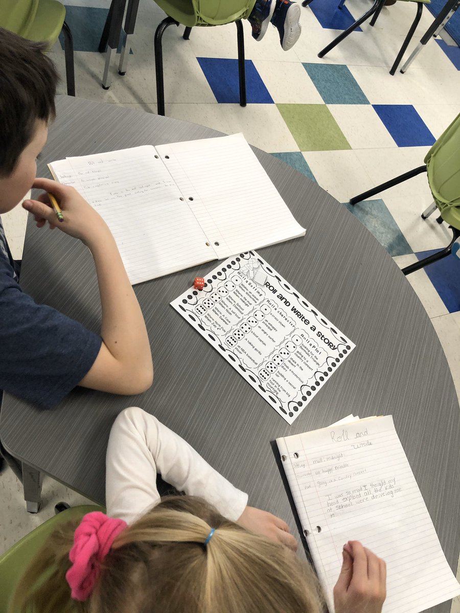 This week we have been working on our narrative writing by doing a fun roll and write activity. Ss are developing some creative stories! They are excited to share out their final products!📝