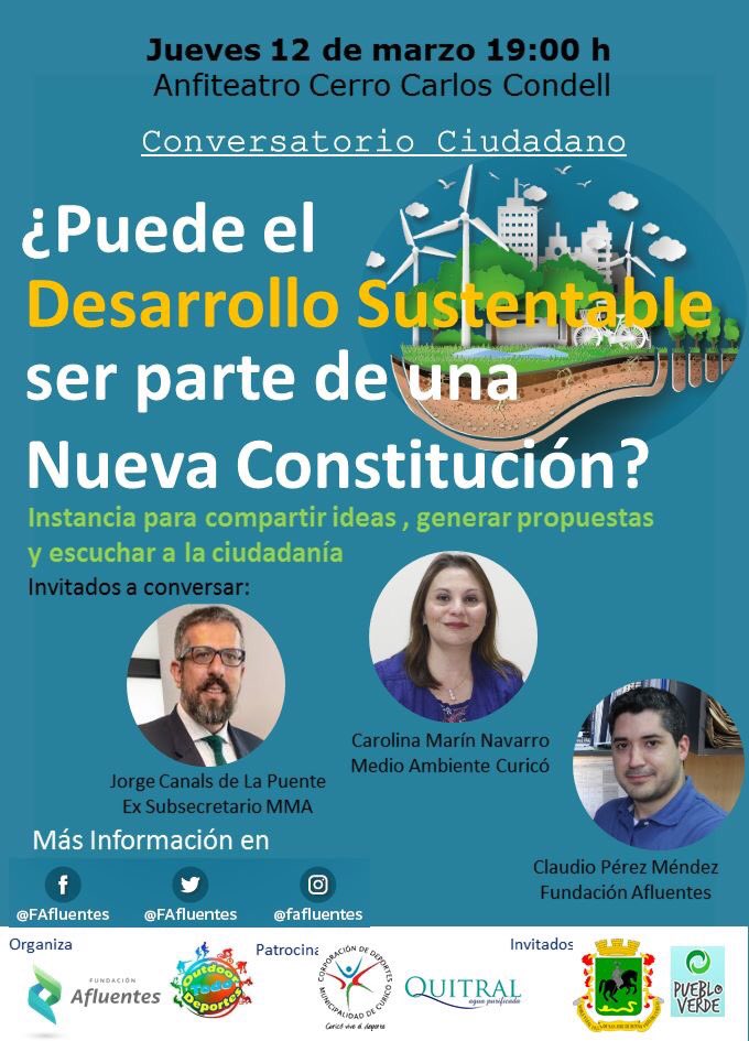 jorge_canals's tweet photo. Muy interesante encuentro con organizaciones sociales de Curicó organizado por @FAfluentes de nueva constitución y desarrollo sostenible...dos temas aparecen con fuerza, el agua ( la priorización del uso común) y la gestión de residuos https://t.co/UFlwbi6d0w