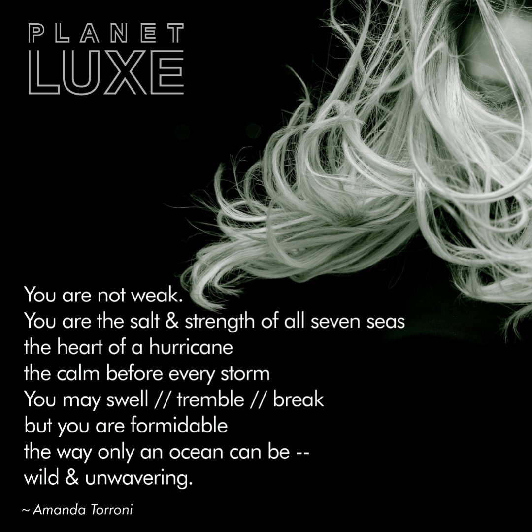 Thank you <a href="/amandatorroni/">Amanda Torroni</a> for your inspiring words 💚#wild #unwavering #strength #luxelife #instaquotes #quotesofinstagram #inspire #quotestoremember #bestrong #poetry #instapoetry #wisewords #instapoetry