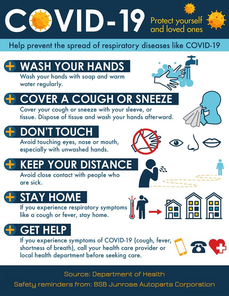 BSB_Junrose's tweet photo. We know this is a stressful time and people want to know what they can do right now to protect themselves and their families.

So, we are highlighting some everyday health and preparedness steps that everyone can take now. #BSBJunrose #SafetyTips #Covid_19 https://t.co/UKoov9EaHs