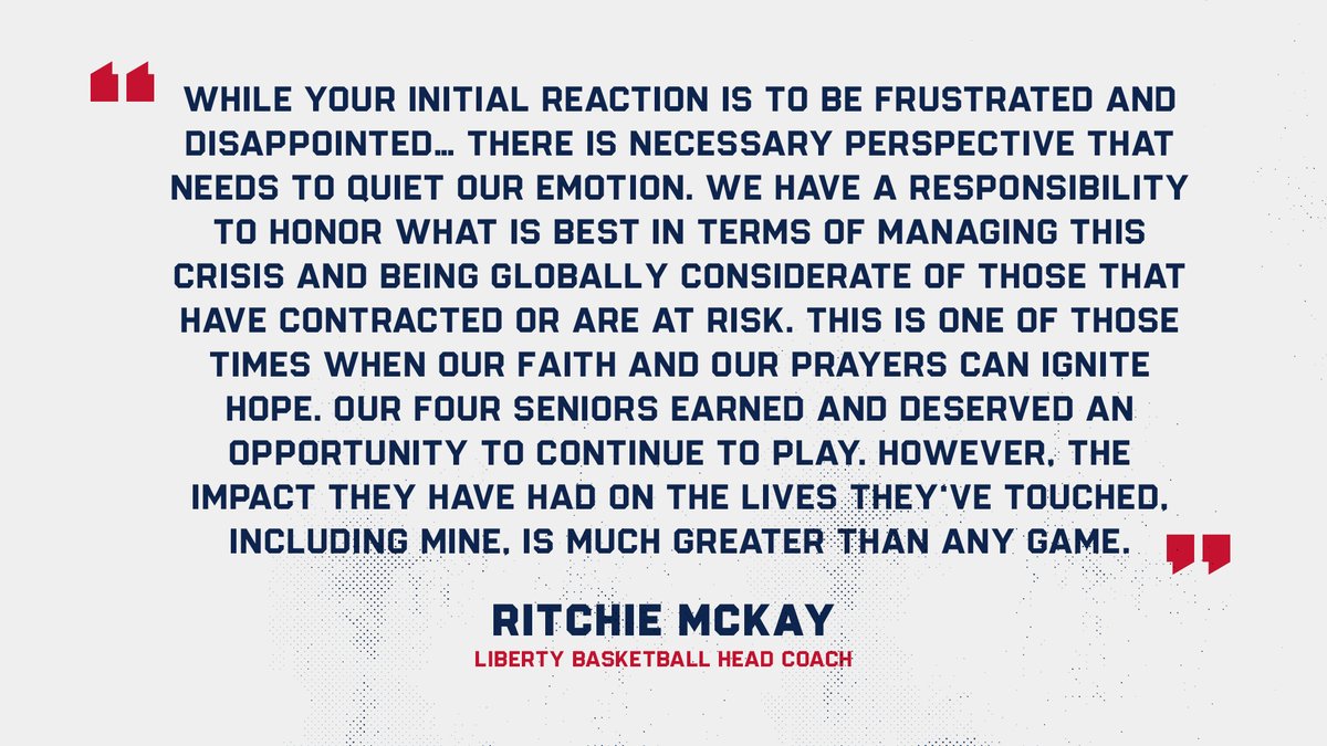 Statement from Head Coach Ritchie McKay.