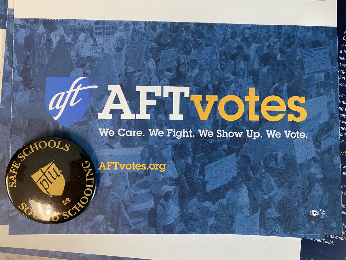 AFTEVPDeJesus's tweet photo. .@AFTunion in Providence today working in collaboration with @PTU958 @Renny920 @Riftcol and @AInfanteGreen because nothing matters more than our @pvdschools and students. We are here because we care!!! https://t.co/iIYwEpPOAF