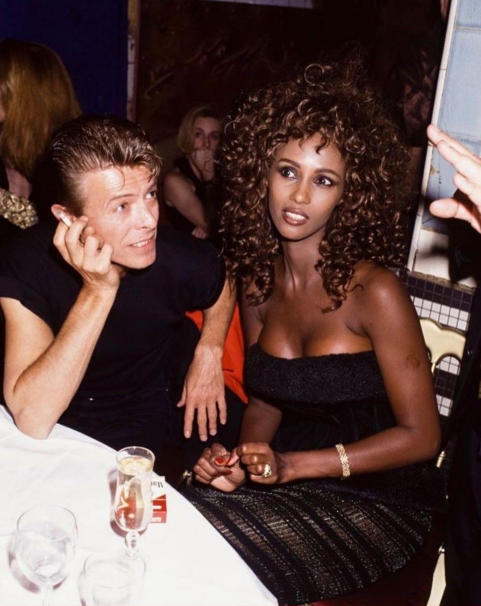 lunagroupie's tweet photo. david bowie and iman - a thread of pics because they deserve it https://t.co/wgpreNG6mZ