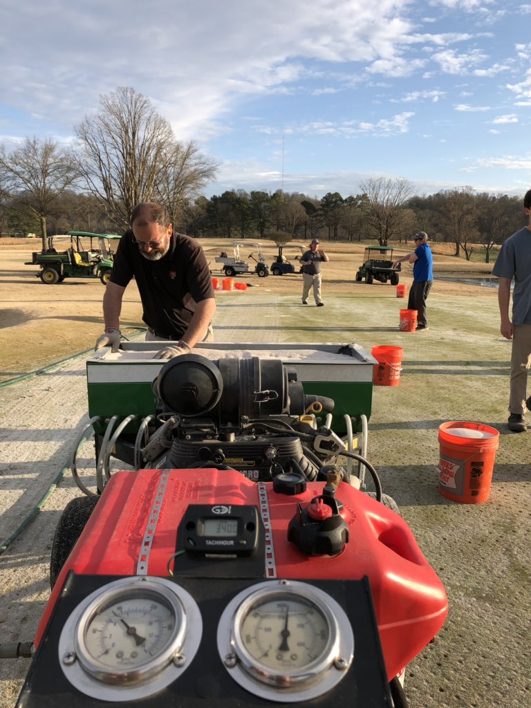Dodging the rain has been a challenge this week but luck was on our side! Thanks @Turf4Dad and <a href="/HolstonHillsCC/">Holston Hills CC</a>  for having us out
