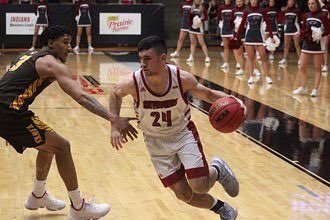 CGSportsNetwork's tweet photo. Congrats to former CG basketball player Ben Nicoson on being named UIndy’s James R. Spalding Sportsmanship honoree for the Great Lakes Valley Conference. #TrojanPride https://t.co/xbYgoNEW1T