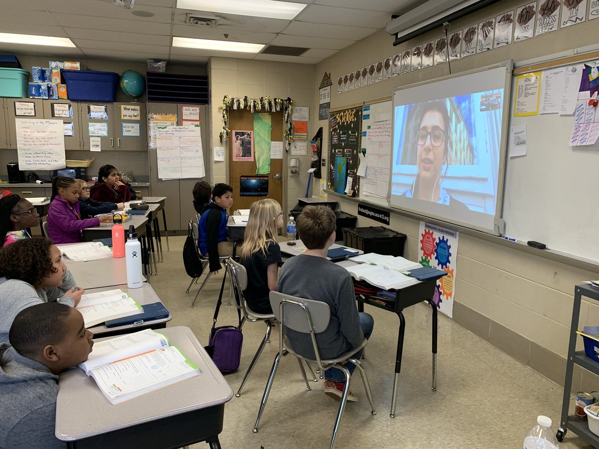 Skyped a Scientist today in Zurich, Switzerland. She has her Ph.D. in ecology and studies the alpine ecosystem. It coincided perfectly with our ecosystems unit! <a href="/SkypeScientist/">Skype A Scientist</a> #aisproud #oneAthens