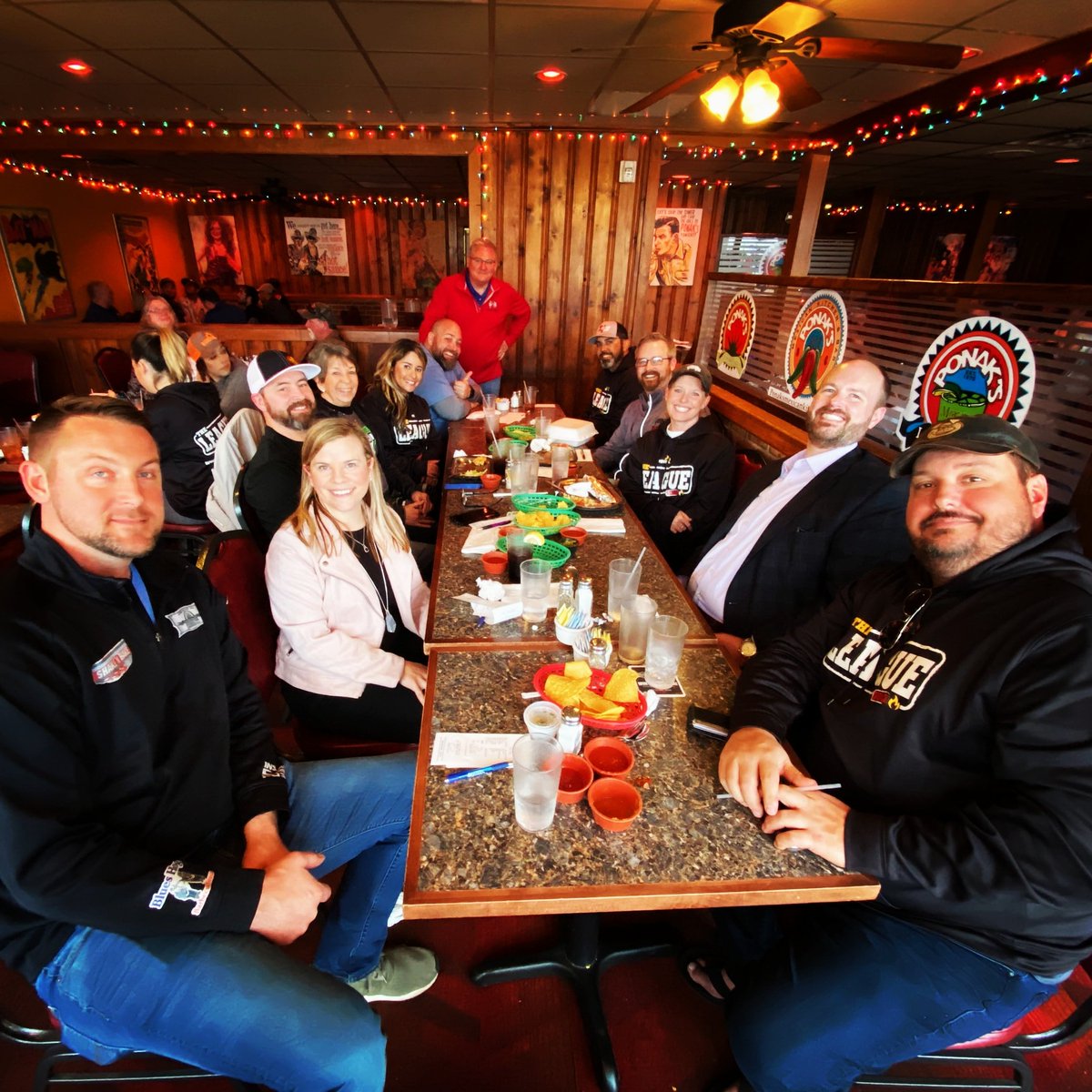 FergoliciousBBQ's tweet photo. So obviously with the @nationalbbq @Big12BigQ being cancelled today, we ended up having a nice group lunch at Ponaks. Always nice being able to sit down & just chat as friends & colleagues.
#RubSumLUV #bbqlife #bbqfamily #bbqnation #kcgrillingco #kcbs #nbbql #big12bigq #ponaks https://t.co/9B12h9BmzX