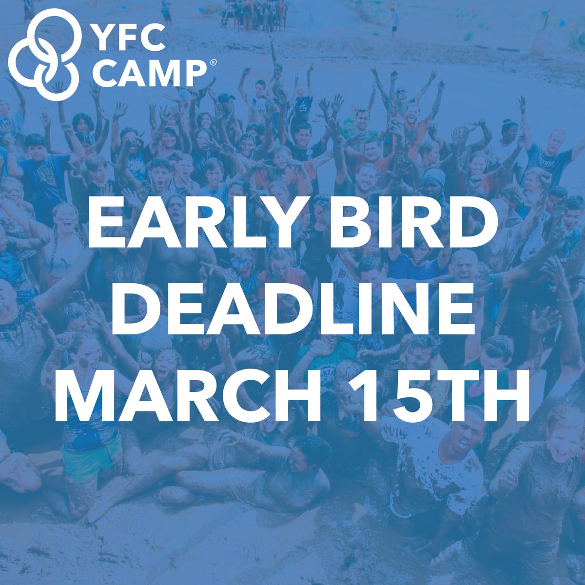 cmyfc's tweet photo. ATTENTION PARENTS AND STUDENTS! The deadline to get the early bird deal for YFC Camp is Sunday, March 15th. You must have your non-refundable $65 deposit in to lock in your student's spot and the early bird deal. https://t.co/LGJIcGqN30 https://t.co/0bT5IEHa4q