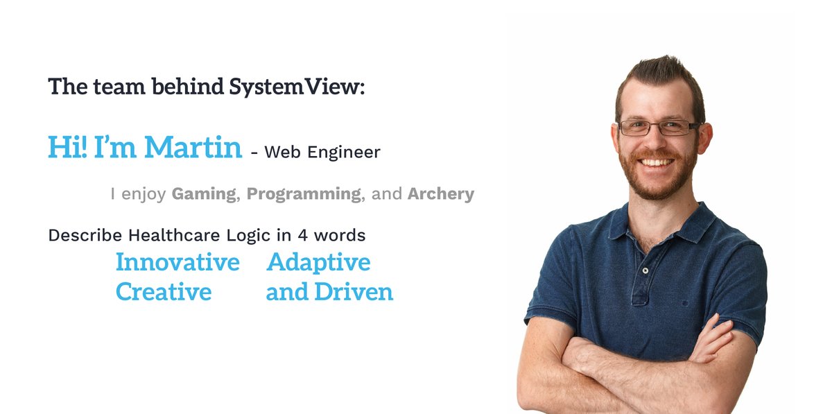 Meet our Team!

Martin Langdon - Web Engineer builds the SystemView interface and expands the tools and features available to our customers.