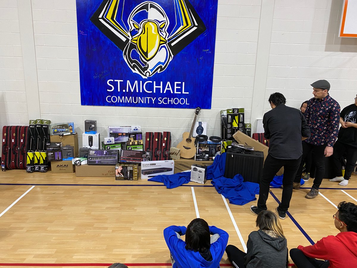 Greater Saskatoon Catholic Schools (@gscsnews) on Twitter photo WOW! Thank you <a href="/MusiCounts/">MusiCounts</a> for the $10,500 grant for music instruments and equipment for the Métis fiddle program at <a href="/StMikeGSCS/">St.Michael Comm Scho</a>! And thank you <a href="/karrnnel/">karrnnel</a> for your ongoing work with the students. Your mentorship means a lot. WOW! Thank you <a href="/MusiCounts/">MusiCounts</a> for the $10,500 grant for music instruments and equipment for the Métis fiddle program at <a href="/StMikeGSCS/">St.Michael Comm Scho</a>! And thank you <a href="/karrnnel/">karrnnel</a> for your ongoing work with the students. Your mentorship means a lot.