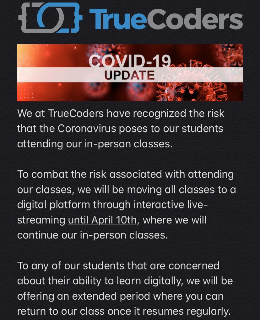 #truecoders #truecodersio #CoronavirusPandemic #CoronaVirusUpdate