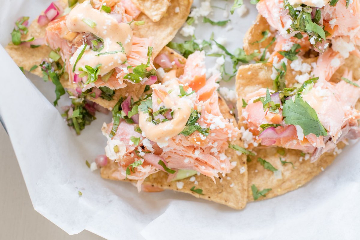 Salmon Totopos: The only thing we want to be all up close and personal with right now 😉