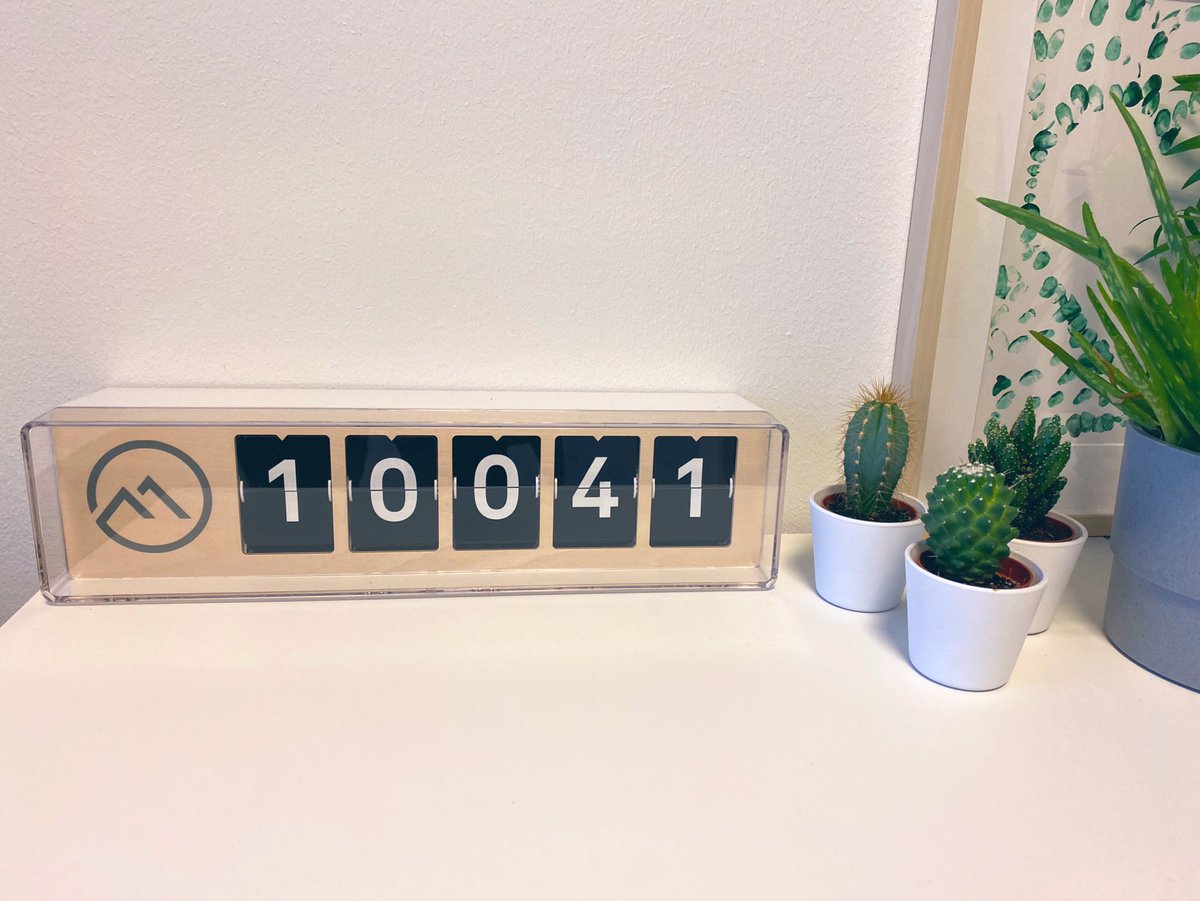 Forgot to post this earlier when it happened, but happily crossed 10k users on Order Printer Pro last month! 😜🙌

#GoodNews