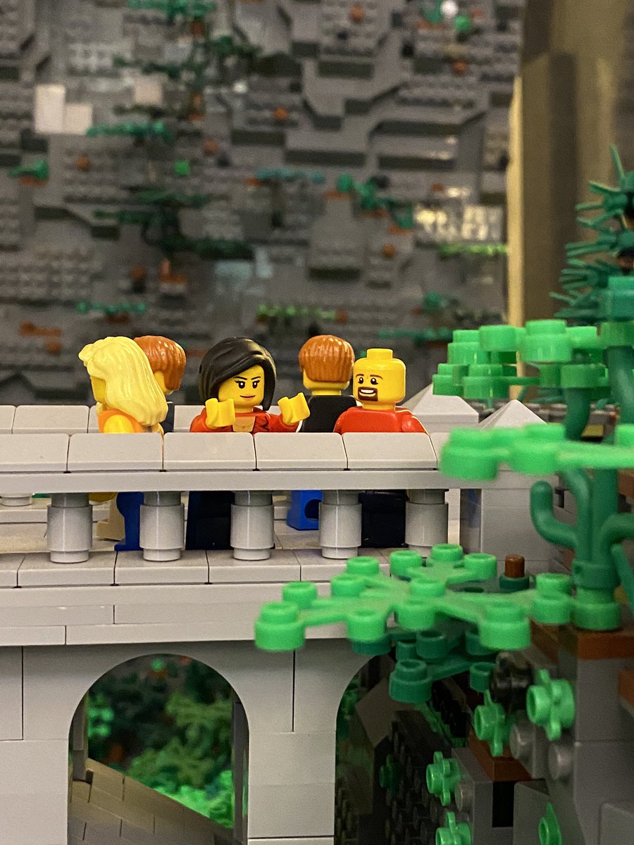 #Legomultnomahfalls is on display in our lobby today. Thank you Erik for this beautiful creation and <a href="/R_A_C_C/">Regional Arts & Culture Council</a> for your help in bringing this to us!