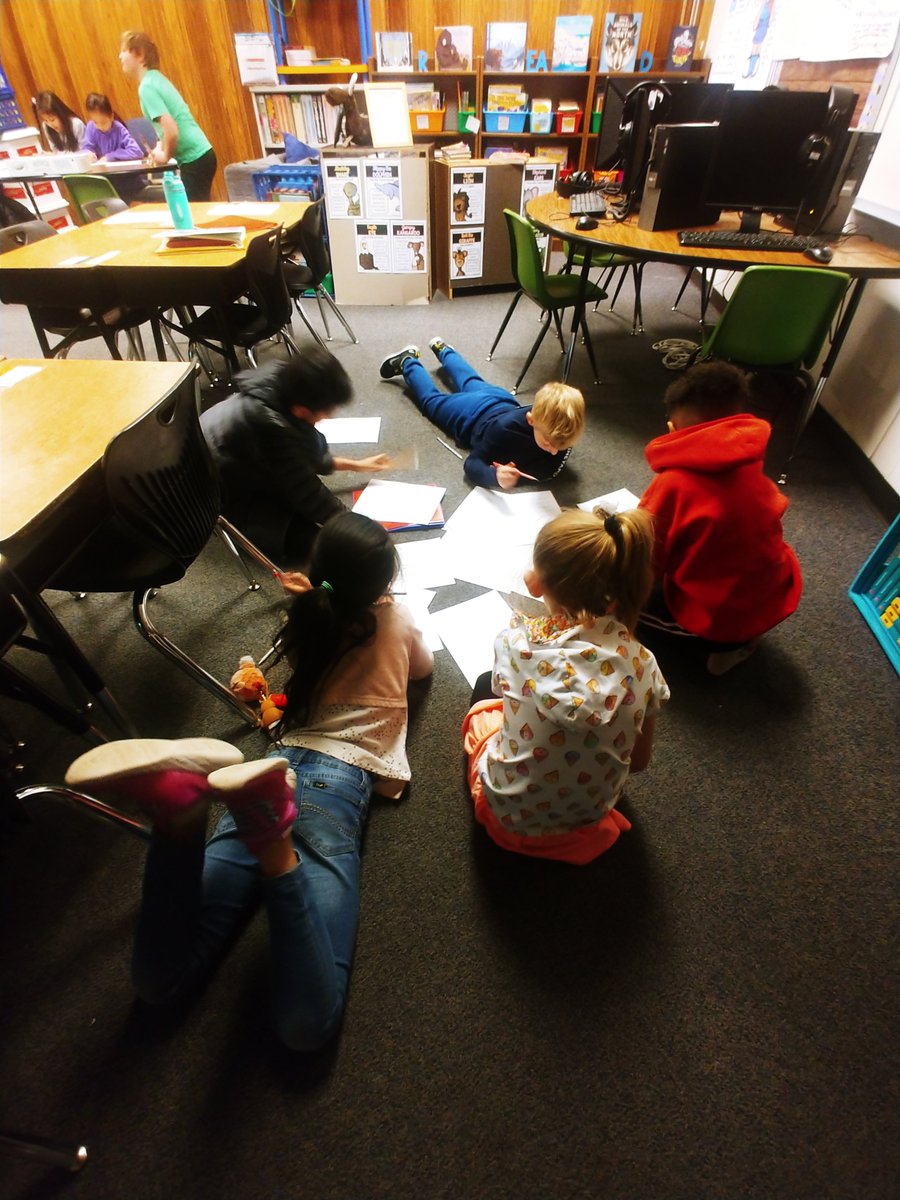 Wildflowerhsd2's tweet photo. 2nd graders having fun exploring poetry! https://t.co/kbXKWpieNX