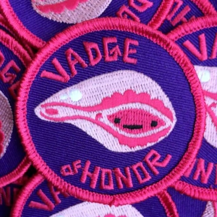 eggthunder's tweet image. We are loving these new embroidered patches! Find Vadge of Honor, Kung Fu Uterus, Ova-Achiever and more in store &amp;amp; online this weekend at thunderegg.co.uk