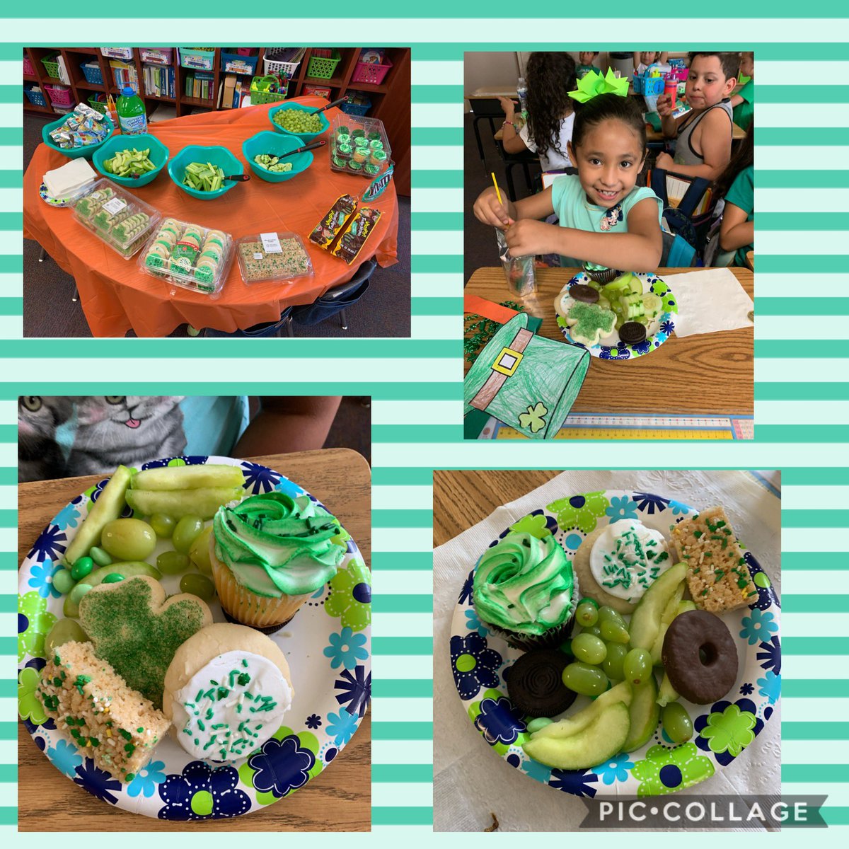 Green Day with my leprechauns! 💚🍀 <a href="/VillasElem/">Villas Elementary</a> #firstgradefun