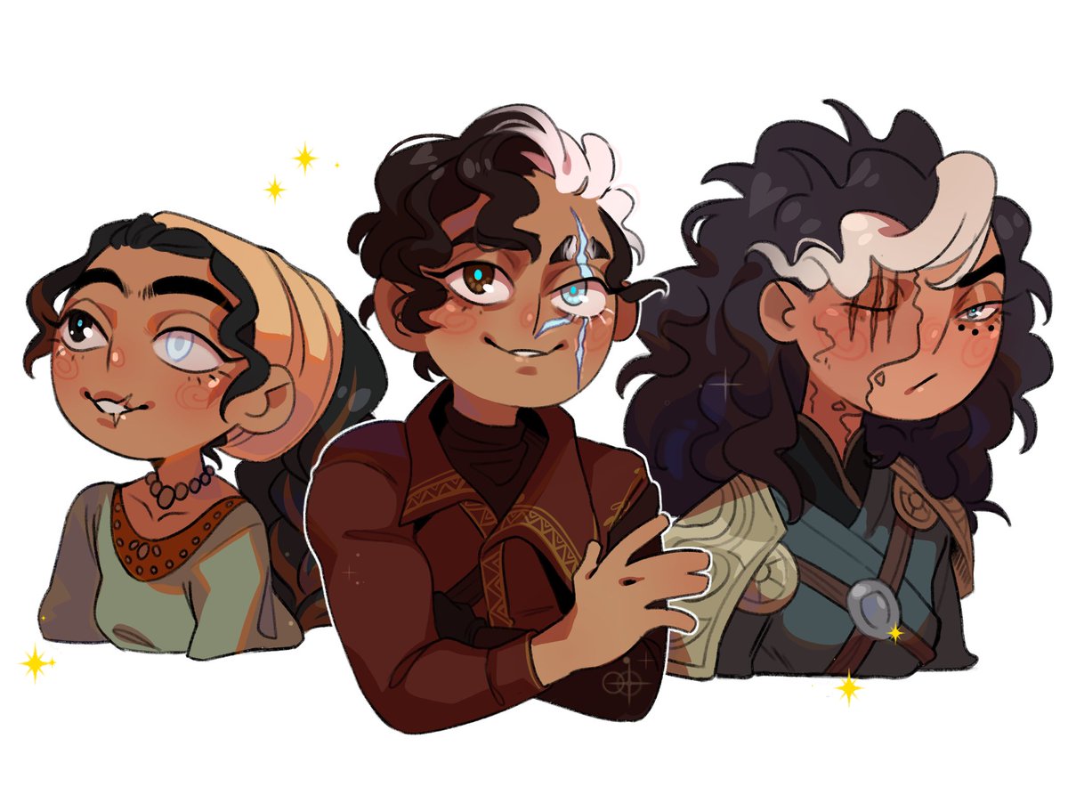 Might make an oc that’s half blind... haha jk, unless 😳 (boy in the middle belongs to <a href="/aendromedaa/">mimi 🪷</a> )
