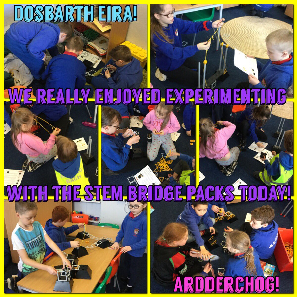 PPS_Eira's tweet photo. We LOVED experimenting with the STEM bridge kits today! We had to become mini engineers by problem-solving in teams how to build an effective bridge! @Phip_Primary #phipengineer ... watch this space to see if we were successful! 👍 https://t.co/Hsy8KnMaRa