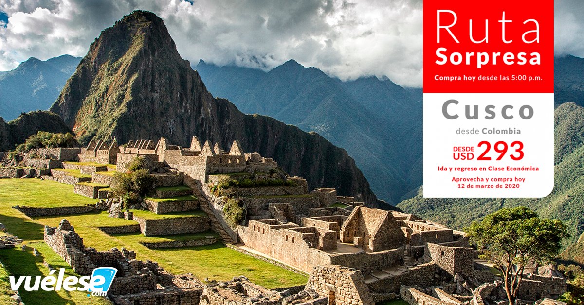 vuelese's tweet photo. 🔴 Aprovecha nuestra ruta sorpresa de hoy y viaja a #Cusco !
.
COMPRAR ��� https://t.co/cJW38owdhr

✈ #VueleseSiPuede https://t.co/KGEU5UkqNY