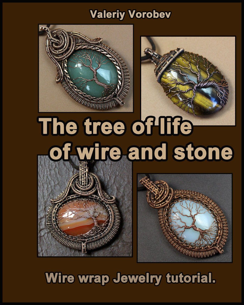 Thanks for the kind words! ★★★★★ 'Great tutorial, this artist is a great teacher! Thank you for another good transaction!' renkylin etsy.me/3cN45SK #etsy #materialy #jewelrymaking #wirewraptutorial #jewelrytutorial #wirewrapping #wiretutorial #tutorial #pendant