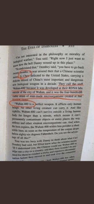 This book was written in 1981 &amp; basically predicted what&rsquo;s happening right now tell me that isn&rsquo;t wild<a href="/tag/namaste"class="tags"><span>#namaste</span></a>