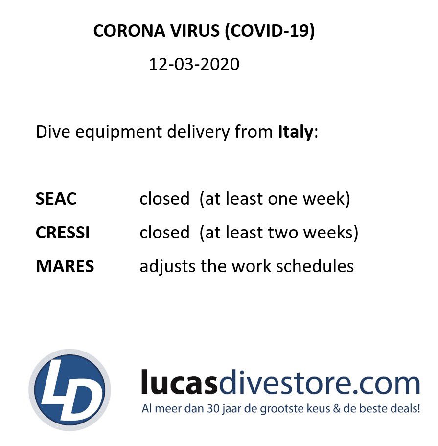 #COVID19 #scuba #scubadiving #duiksport