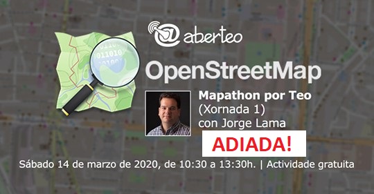 ABERTEO's tweet image. INFORMAMOS QUE A XORNADA ESTÁ ADIADA POLA ALERTA DE CORONAVIRUS, INFORMAREMOS DE NOVAS DATAS.