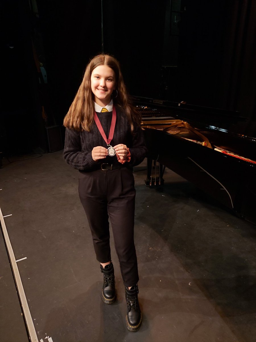 Well done to Katie Ryan who won the Oratorio solo class this evening 🎶