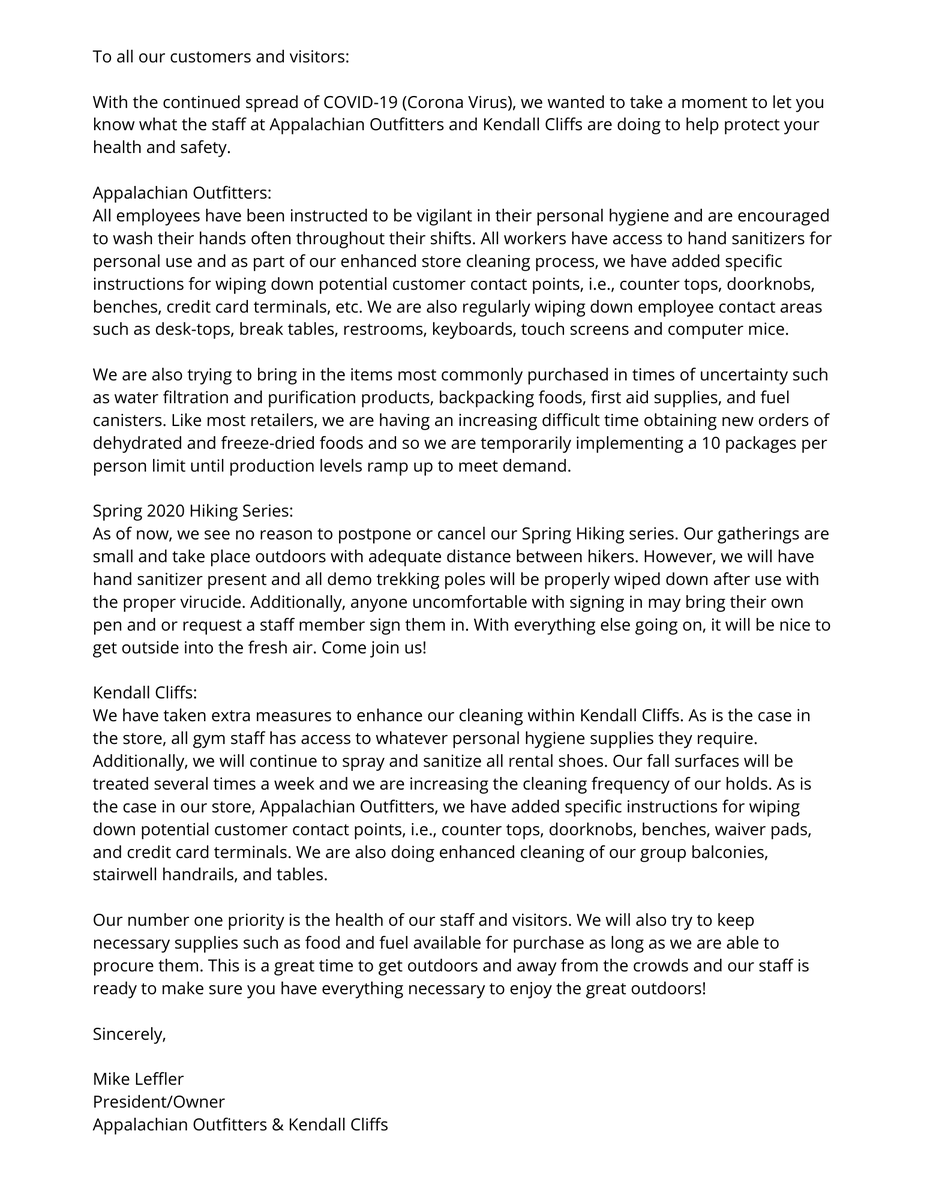 Appalachian Outfitters tweet media