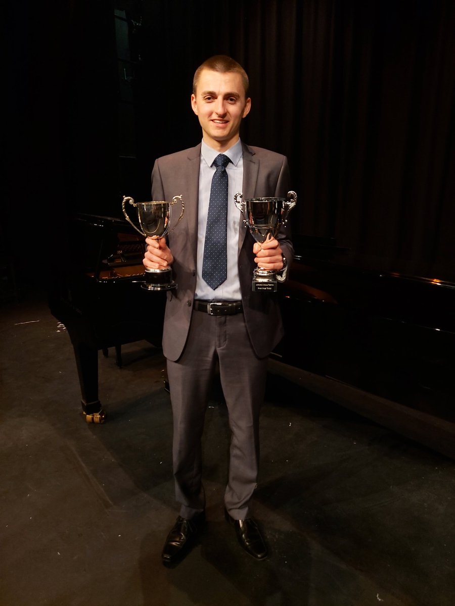 Well done to John Kerr winner of the Bass solo (not under 18) &amp; vocal recital (not under 18) classes tonight 🎶