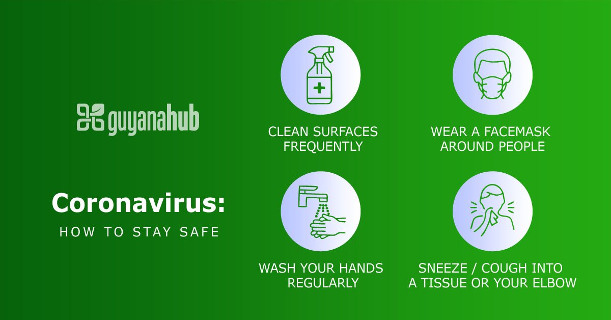 GuyanaHub's tweet photo. Coronavirus: How to stay safe. #coronavirus #COVID19 https://t.co/jr0JmL3J4x