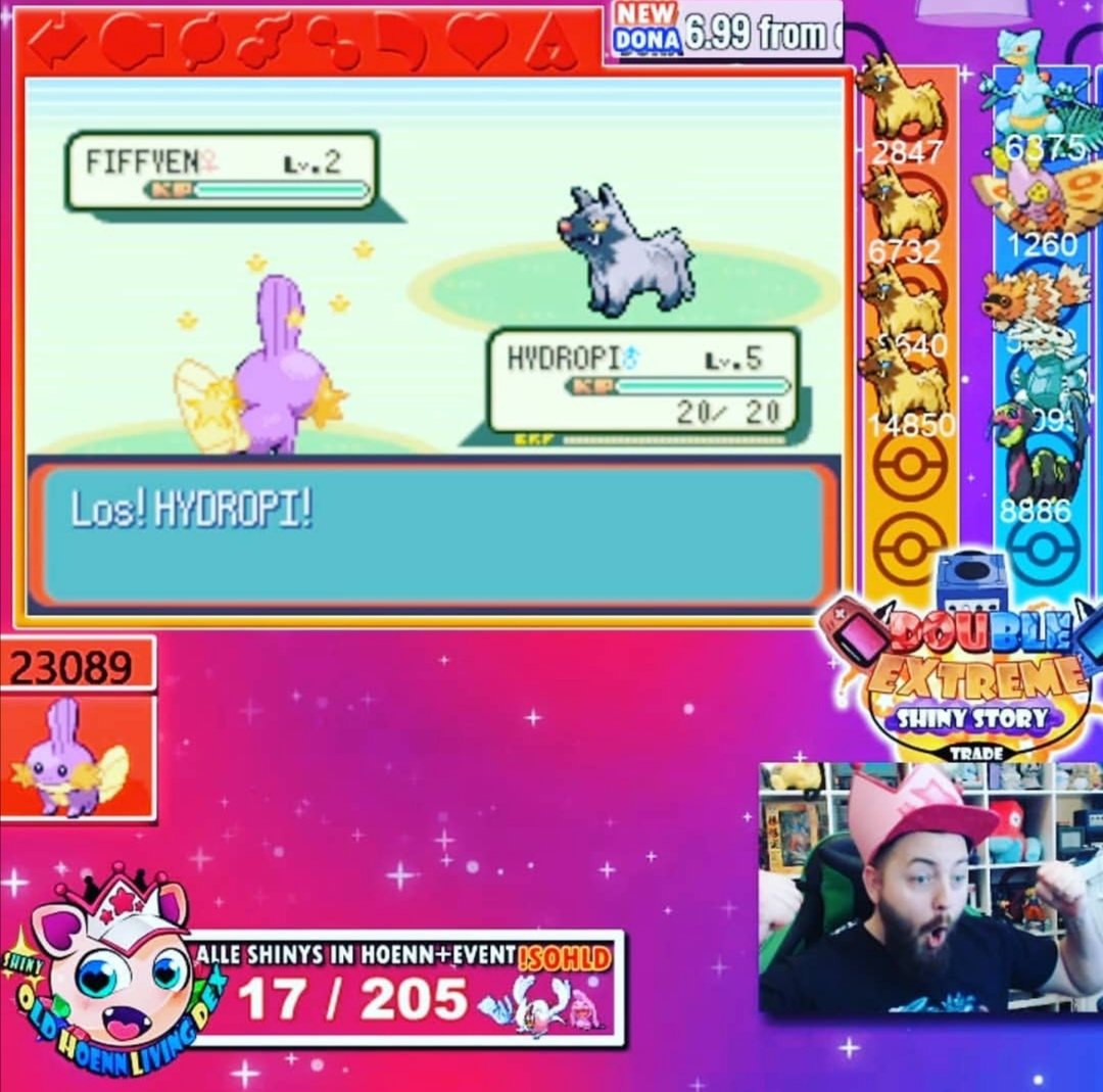 SakatiPage's tweet photo. Alle Shiny Starter in der 3. Generation gedroppt. Welches Shiny sieht am besten aus? ✨ @TheSakatiS #shunten #gbaweek #GBA #Retro #gbaweek2020 #oldschool #shinyhunting #fullodds https://t.co/6klt9lRUUw