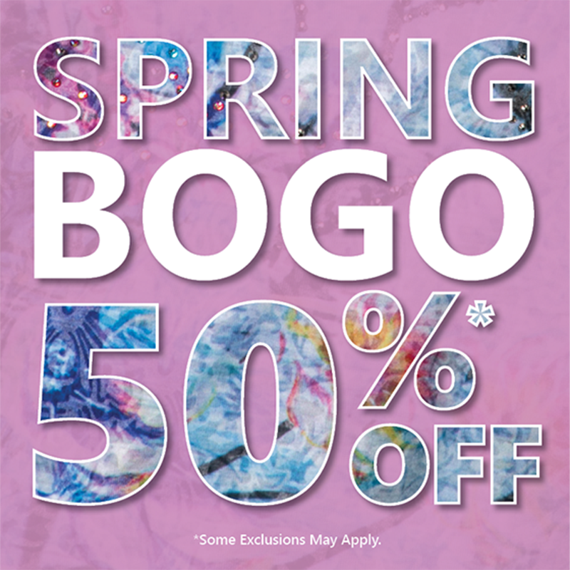 Our SPRING BOGO has landed!  Buy 1 get 1 50% off, In-Store & Online.

Shop Now: suzannesfashions.ca

#suzannesstyle #bogo #spring #springcollection #springshopping