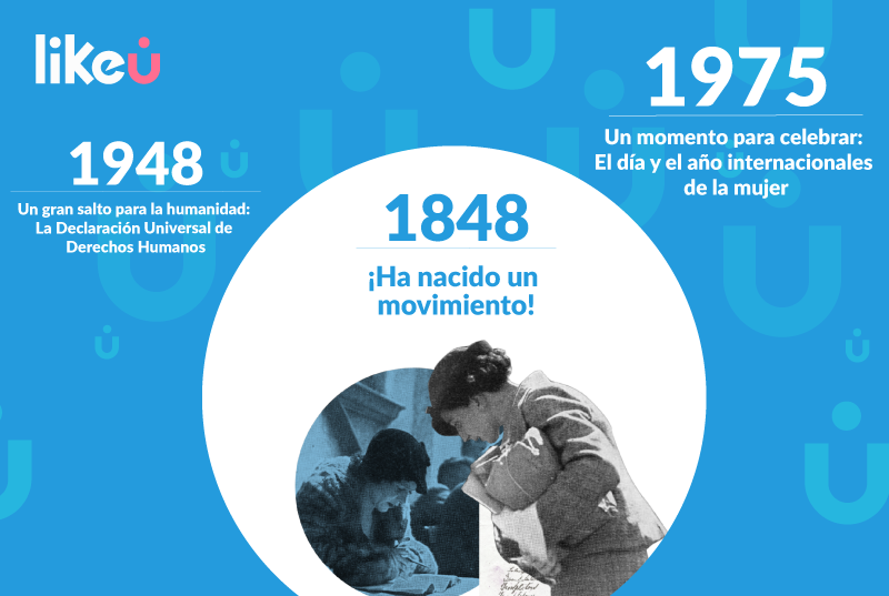 LikeUcolombia's tweet photo. ¡Tres momentos importantes para reconocer y conmemorar la lucha de las mujeres en la historia! conoce más en https://t.co/NvOlhAGNoP #DiaDeLaMujer #MujeresInspiradorasLikeU #ONUMujer #Equidad #Sorodidad #Empatía #Mujeres https://t.co/aUeADy07YQ
