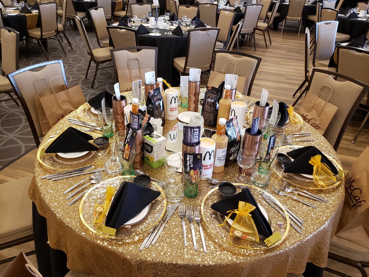 We are working hard st getting the Ronald table set up for tonight.....what will it look like when complete?
#SneakPeek #liveauction #McFamilyCabaret #theroaring20sreturn