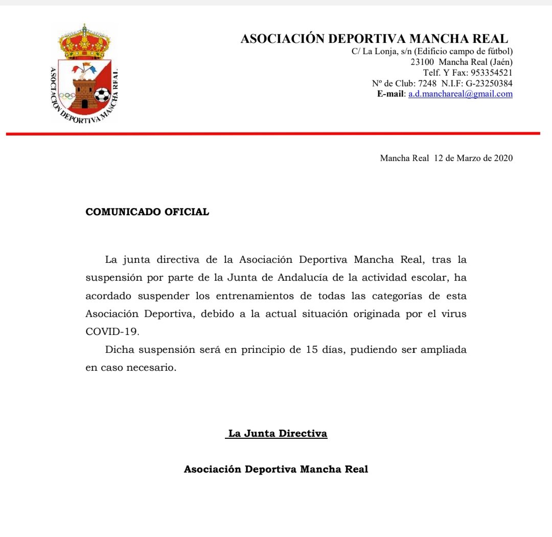 #ComunicadoOficial